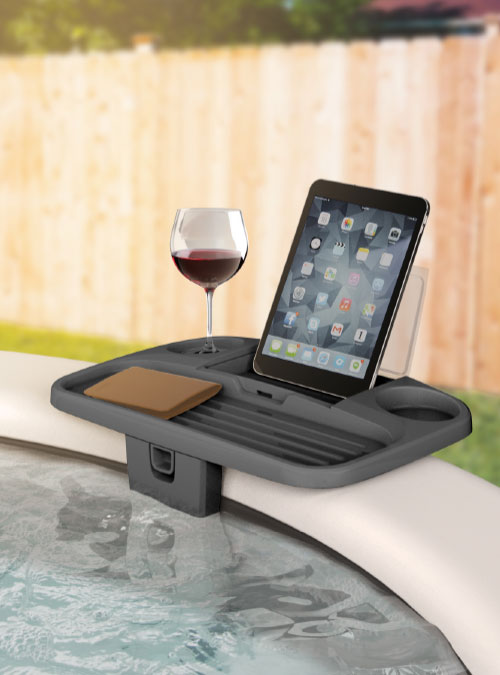 Spa tray table tablet